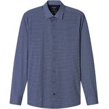 OLYMP - Level Five 24/Seven - Overhemd - Marineblauw - Body Fit - New York Kent