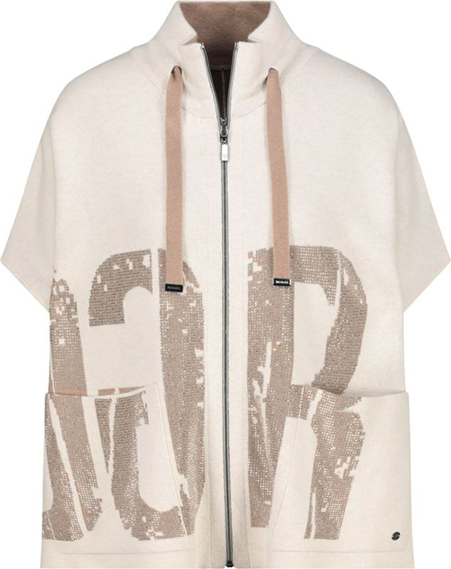 monari - Gebreid Vest - Beige - Knitwear