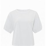 YAYA T-shirt wit (Maat: M) - Effen - Halslijn: Ronde hals,