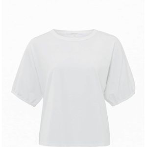 YAYA T-shirt wit (Maat: S) - Effen - Halslijn: Ronde hals,