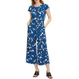 Betty Barclay Overall Lang 1/2 Arm jumpsuit blauw (Maat: 44)