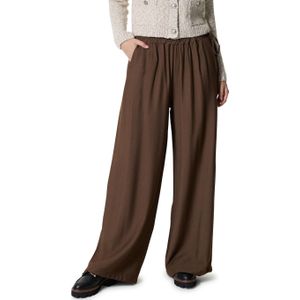Enjoy - Uni Wide Leg Broek - Bruin - Pantalon