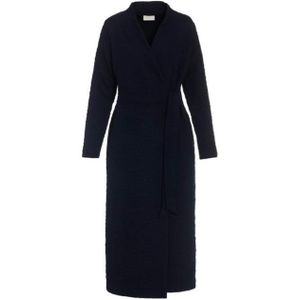 Essenza Dames ochtendjas blauw (Maat: S)