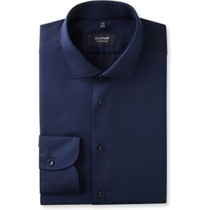 OLYMP SIGNATURE - Overhemd - Marineblauw - Tailored Fit - Kentkraag