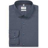 OLYMP - Level Five 24/Seven - Overhemd - Marineblauw - Body Fit