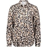 Betty & Co - Blouseshirt - Beige/Bruin - Dierenprint - Lange Mouw
