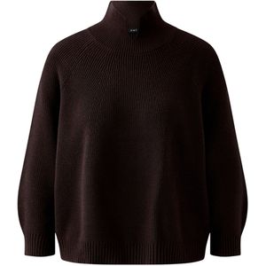 Oui - 0086101 - Pullover - Donker Bruin