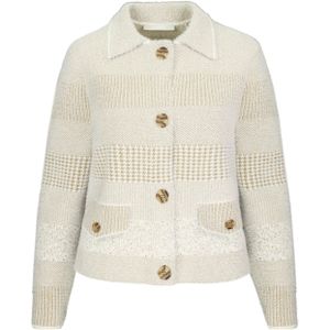 Bianca Vest beige (Maat: 36) - Halslijn: Kraag,