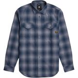 G-STAR Marine Slim Shirt met lange mouwen, meerkleurig (Rank Blue Vanderbilt Check D24963-d412-g092), XS