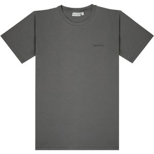 Ambique Jongens t-shirt grijs (Maat: 140) - Effen - Halslijn: Ronde hals,