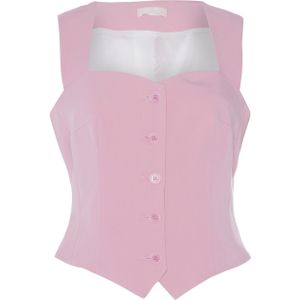 Liu Jo Top roze (Maat: 36) - Effen - Halslijn: V-hals,