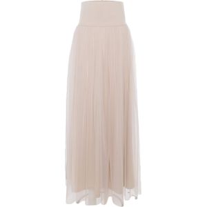 Aimée the Label Rok beige (Maat: M) - Effen