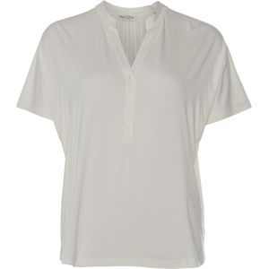 Marc O’Polo T-shirt ecru (Maat: XL) - Effen - Halslijn: V-hals,