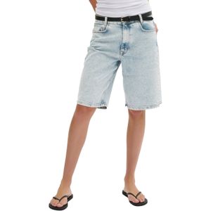 My Essential Wardrobe StellaMW 107 XHigh Long Shorts blauw (Maat: 28)