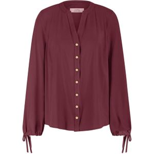 Studio Anneloes Blouse bordeaux (Maat: XS) - Effen
