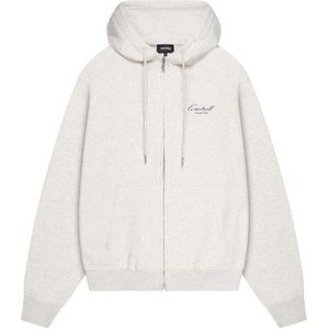 Quotrell Heren vest grijs (Maat: XL) - Halslijn: Capuchon,