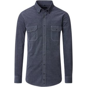 Casa Moda - Casual Fit - Overhemd - Donkerblauw