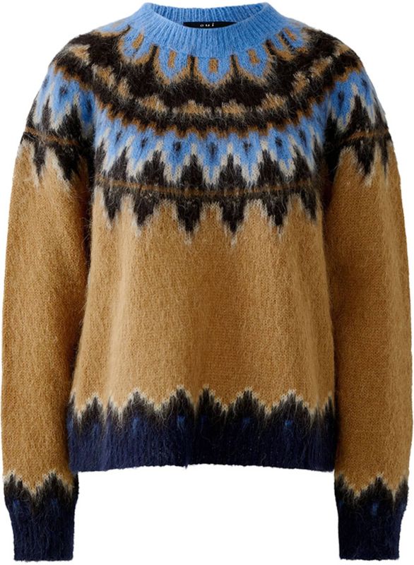 Oui - Pullover 0086096 - Vesten - Cognac