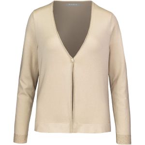 Bianca Vest beige (Maat: 48) - Effen - Halslijn: V-hals,