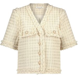 Nukus Blazer ecru (Maat: M) - Effen