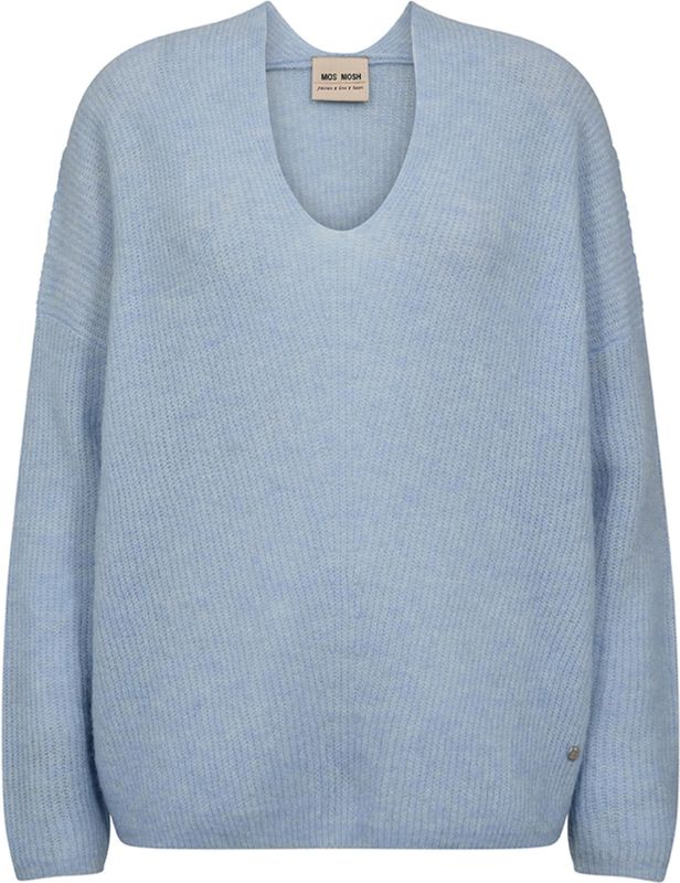 MOS MOSH - THORA - Oversized Gebreide Pullover - Met Ribboorden