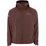 Craft - Subz Light Jacket - Hardloopjack - Bruin - Isolerend - Capuchon