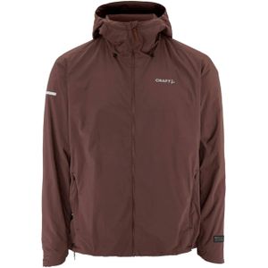 Craft - Subz Light Jacket - Hardloopjack - Bruin - Isolerend - Capuchon