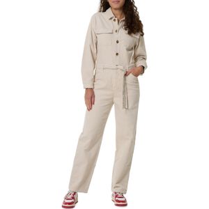 Only ONLREECE L/S CORD JUMPSUIT grijs (Maat: L-32) - Halslijn: Kraag,