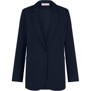 Studio Anneloes Blazer blauw (Maat: 2XL) - Effen