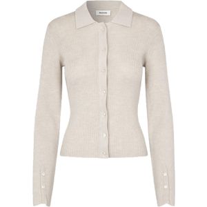 modström - Hiroki - Gebreid Vest - Taupe