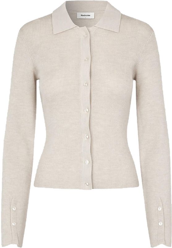 modström - Hiroki - Gebreid Vest - Taupe