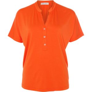 Marc O’Polo T-shirt oranje (Maat: L) - Effen - Halslijn: V-hals,