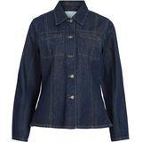 ROUGE EDIT - Blouse - Blauw - Denim - Lange Mouw