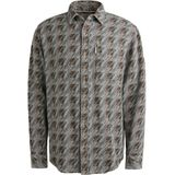 Cast Iron - Overhemd - Grijs - Heren - Lange Mouwen - Knoopsluiting