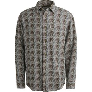 Cast Iron - Overhemd - Grijs - Heren - Lange Mouwen - Knoopsluiting