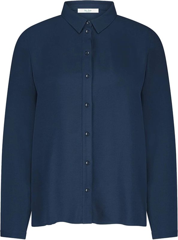 By-Bar Amsterdam - Blouse lange mouw - Blauw - 25512045 DONNA
