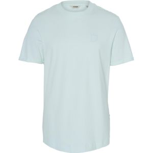 Chasin' T-shirt blauw (Maat: XL) - Effen - Halslijn: Ronde hals,