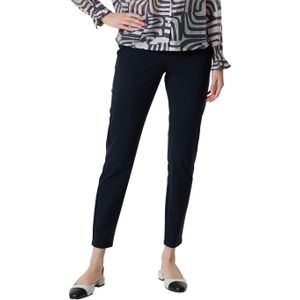 &Co Woman PENNY SHORT LENGTH TRAVEL broek blauw (Maat: XS) - Effen