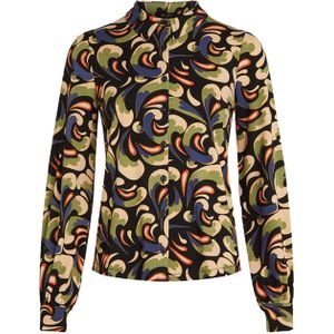 King Louie - Blouse - Zwart/Multicolour