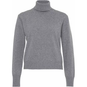 Babiche Dames coltrui grijs (Maat: XL) - Effen - Halslijn: Col,
