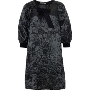 Summum Woman - Dress Jacquard - Jurk - Zwart