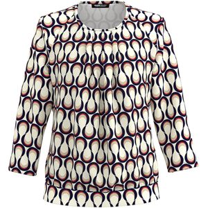 Frank Walder Dames longsleeve rood (Maat: 36) - Halslijn: Ronde hals,