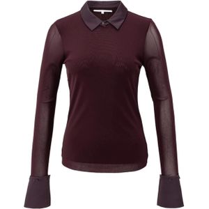 YAYA Top lange mouw 01-709346-511 Paars