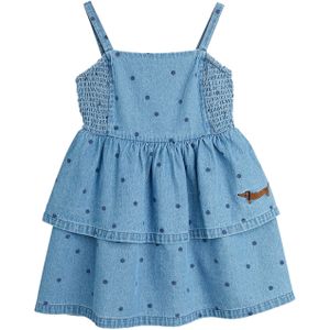 Gebreide jurk, oversized, mooie naden, oranje | Happy Size