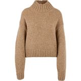 Marc Cain - Pullover - Beige - Opstaande Kraag