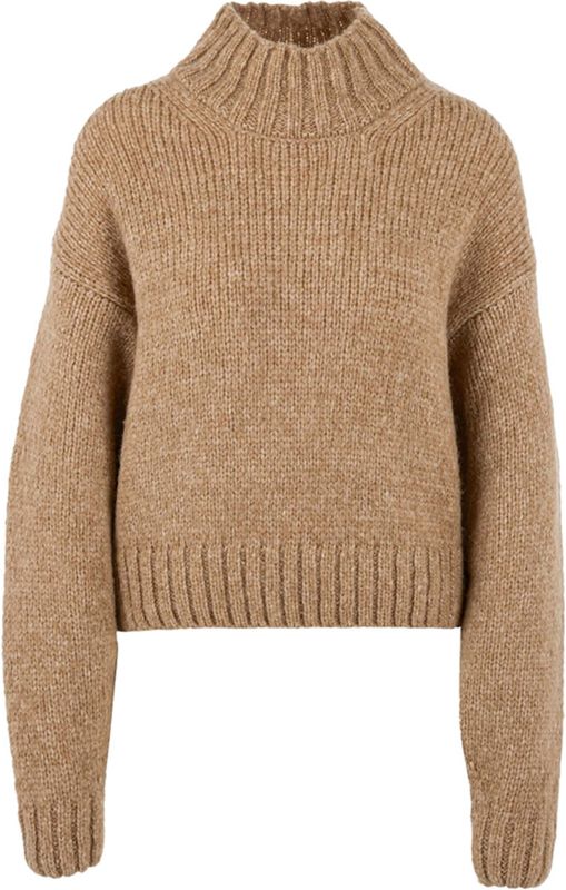 Marc Cain - Pullover - Beige - Opstaande Kraag