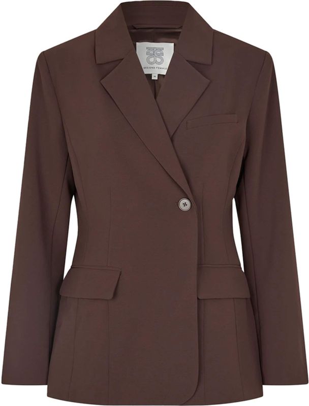 Second Female - FIQUE - Blazer - Bruin