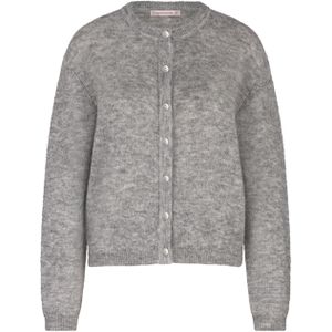 Studio Anneloes Dames vest grijs (Maat: S) - Mélange - Halslijn: Ronde hals,