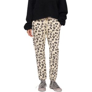 10 Days cropped  leopard broek beige (Maat: 2XL)