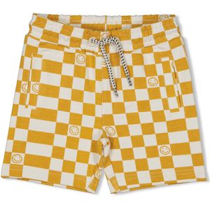 Sturdy Checkmate korte broek geel (Maat: 116)